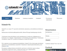 Tablet Screenshot of isannat.fi